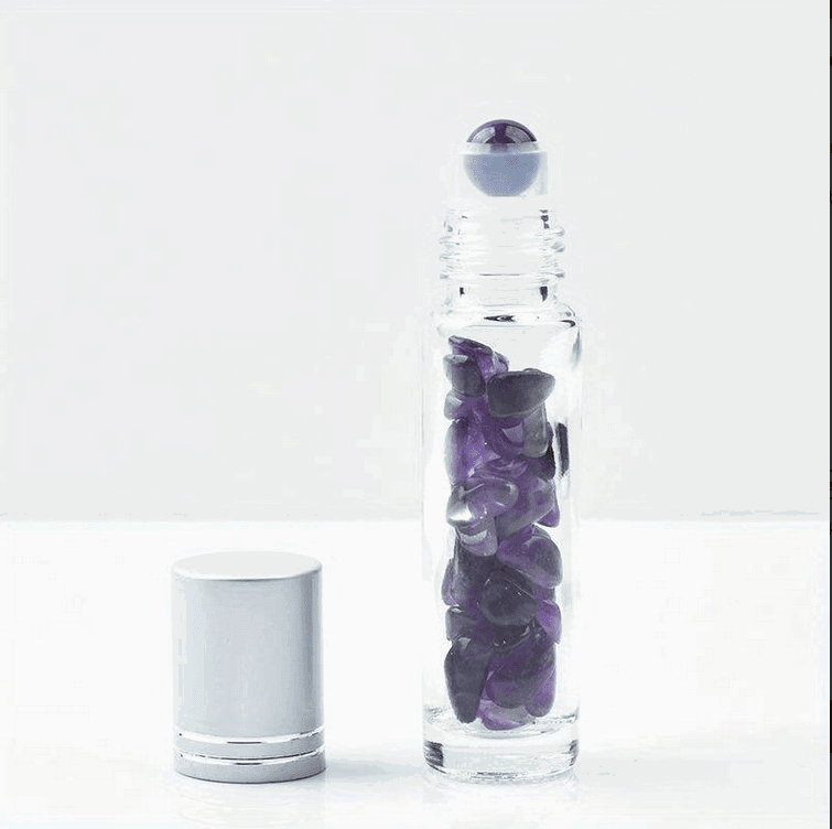 10pcs Clear Glass Roller Bottles
