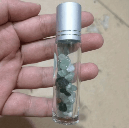 10pcs Clear Glass Roller Bottles