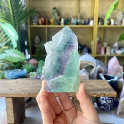 【Weekly Flash Deals】Rainbow Fluorite Raw Tower