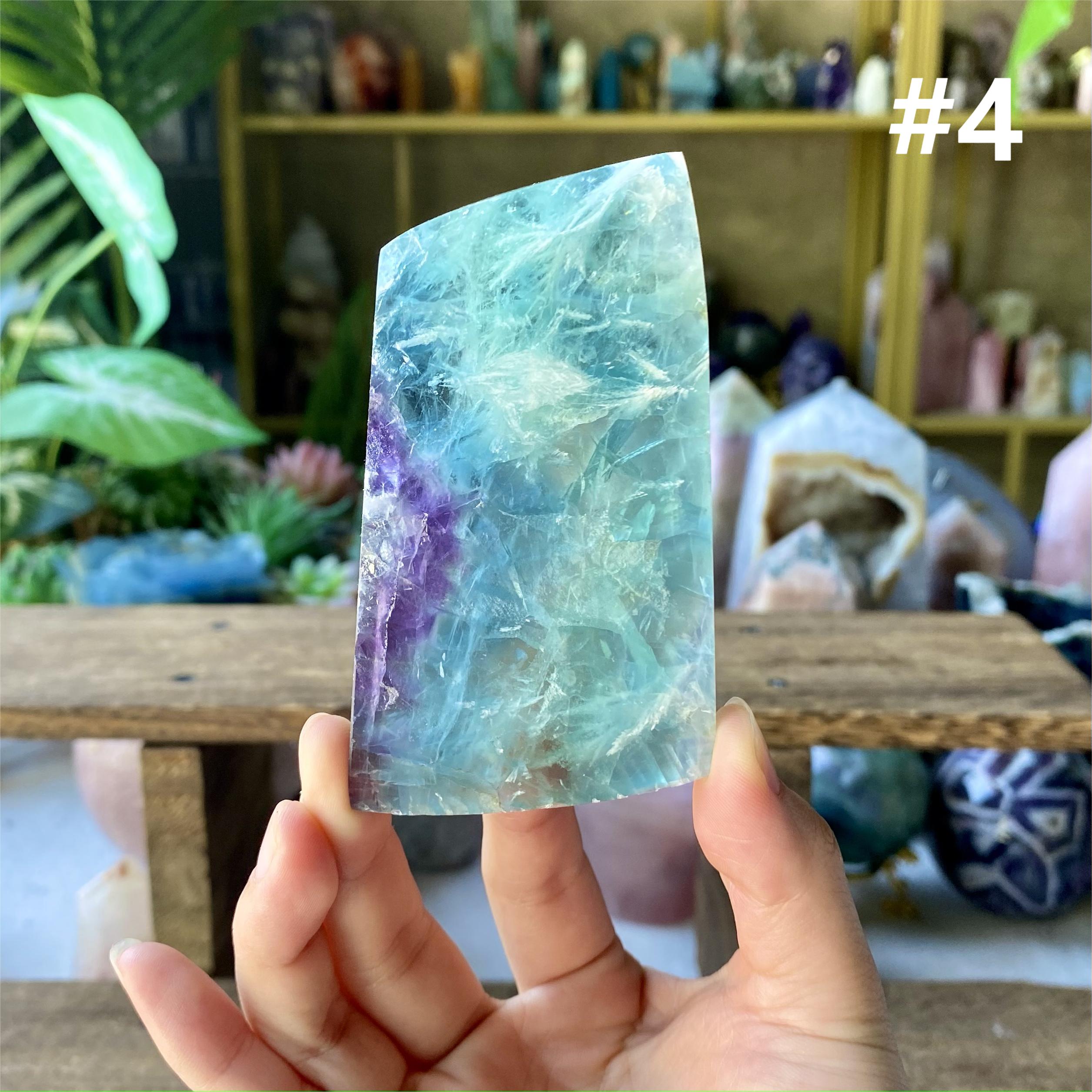 【Weekly Flash Deals】Snowflake Fluorite Slice