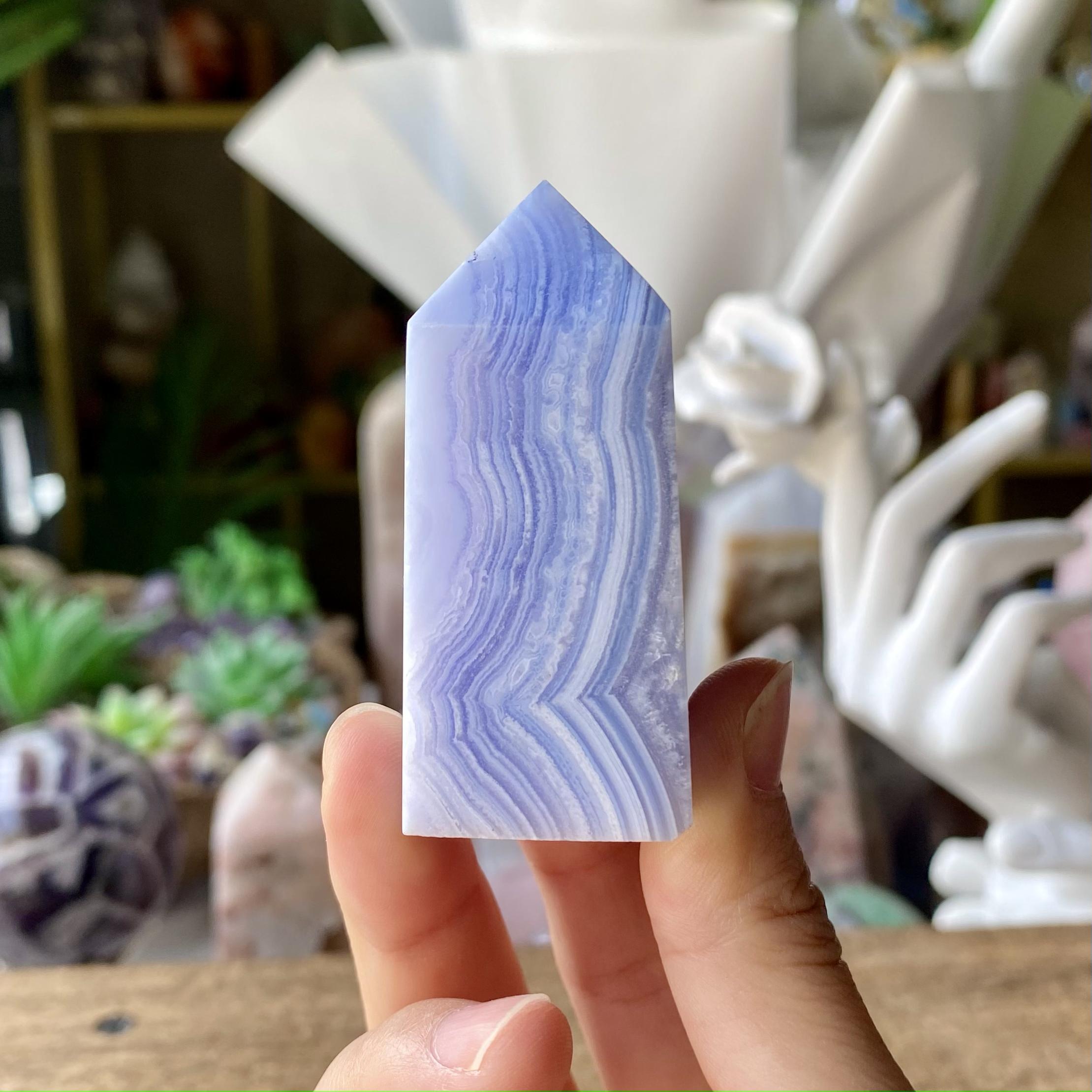 【Weekly Flash Deals】Blue Lace Agate Point