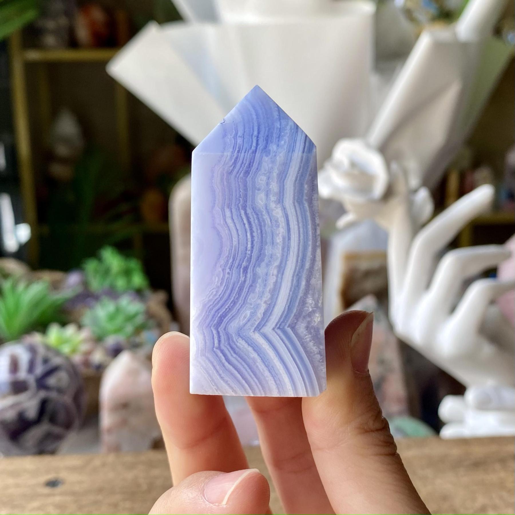 【Weekly Flash Deals】Blue Lace Agate Point