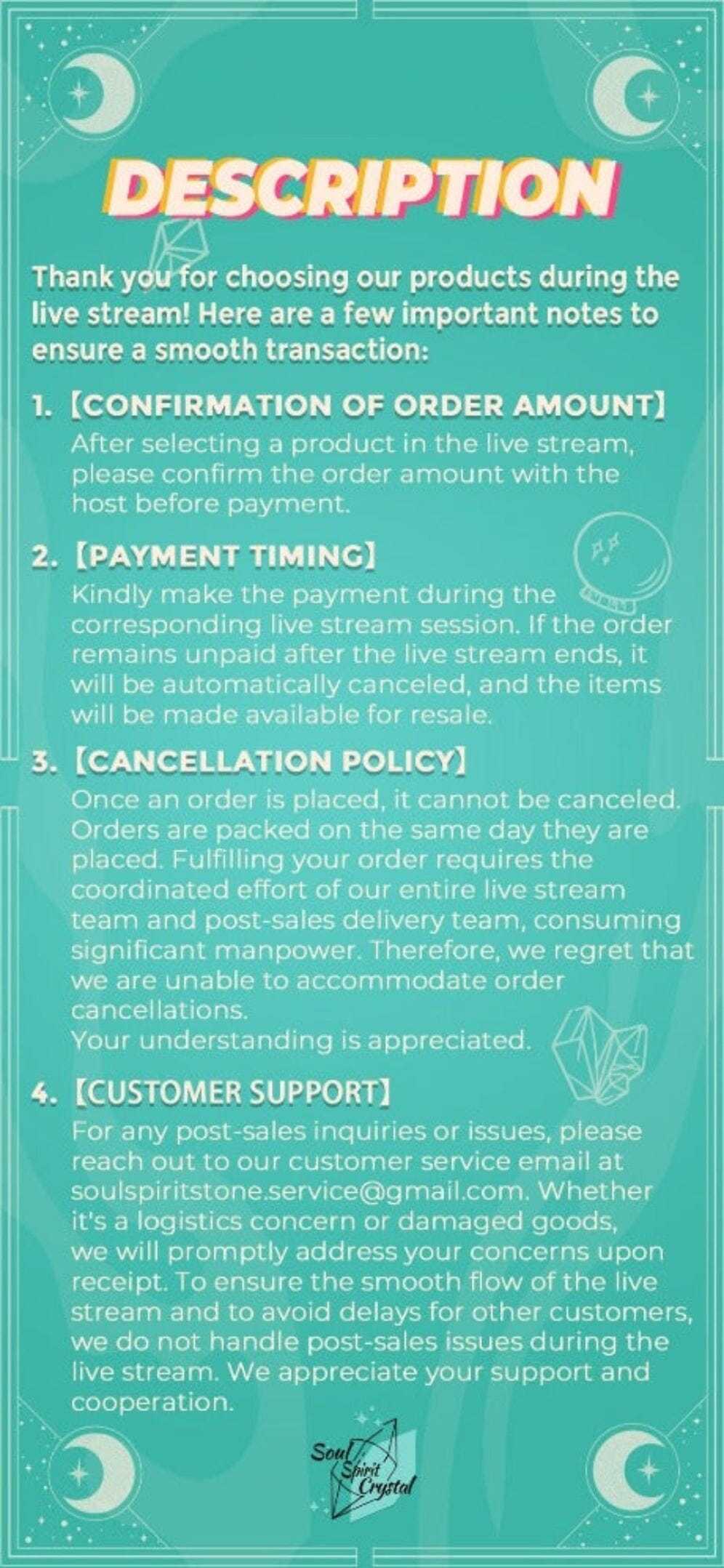 Tiktok $1 Link for Worldwide Crystal Purchases【@wildlotus_crystal】