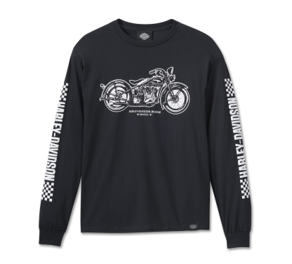 Vintage Bike Checker Tee