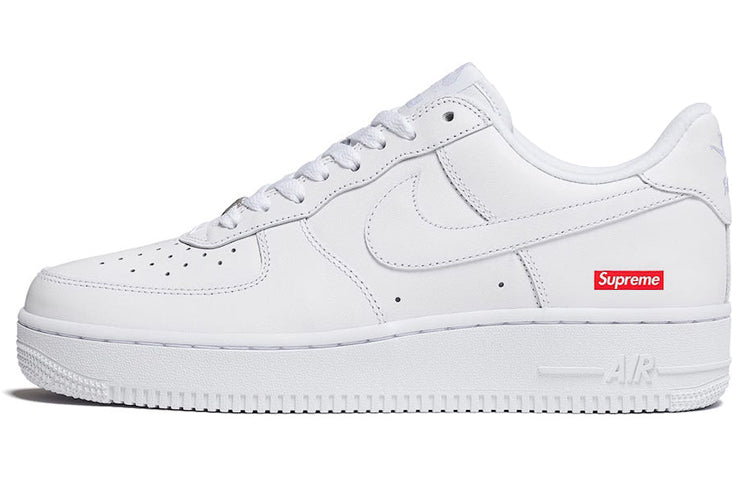 Nkhjgike Supreme x Air Force 1 Low 'Box Logo - White' CU9225-100