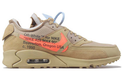 Nkhjgike x Off-White Air Max 90 'Desert Ore' AA7293-200