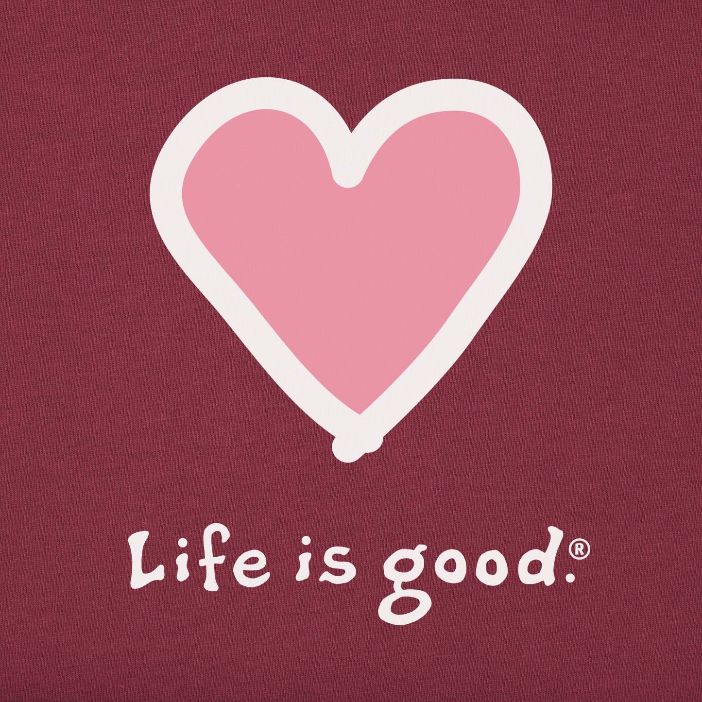 Women's Heart Long Sleeve Crusher Tee