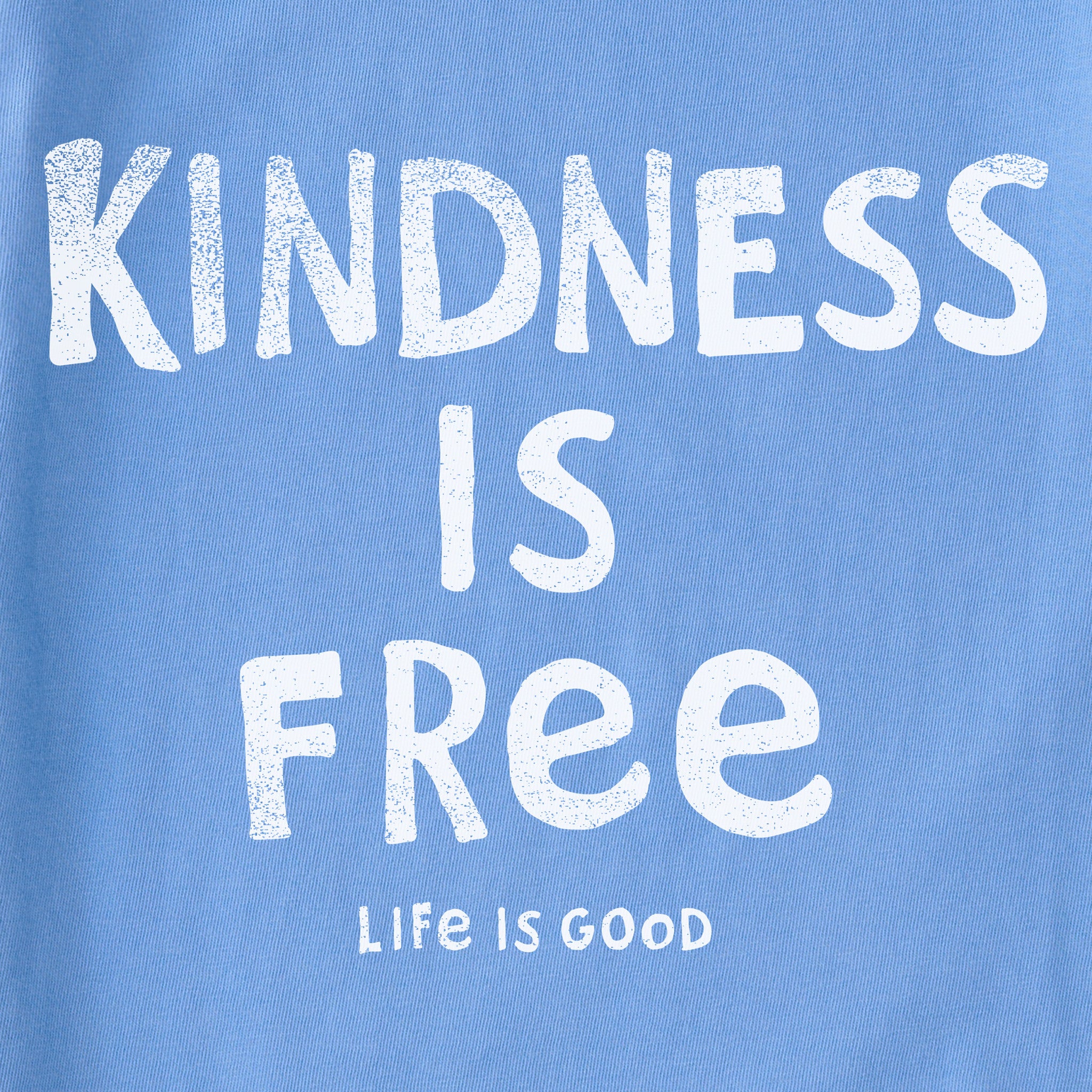 Women's Kindness is Free Long Sleeve Crusher Tee
