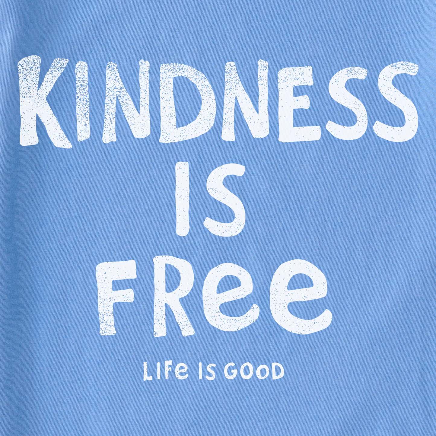 Women's Kindness is Free Long Sleeve Crusher Tee