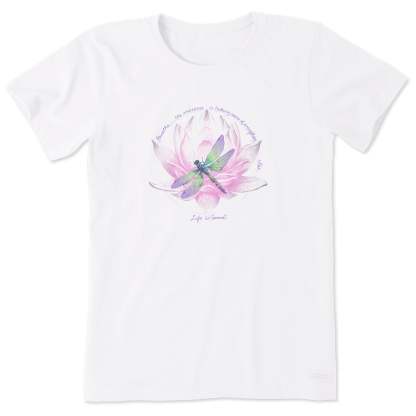 Women's Dragonfly Lotus Breathe Short Sleeve Tee