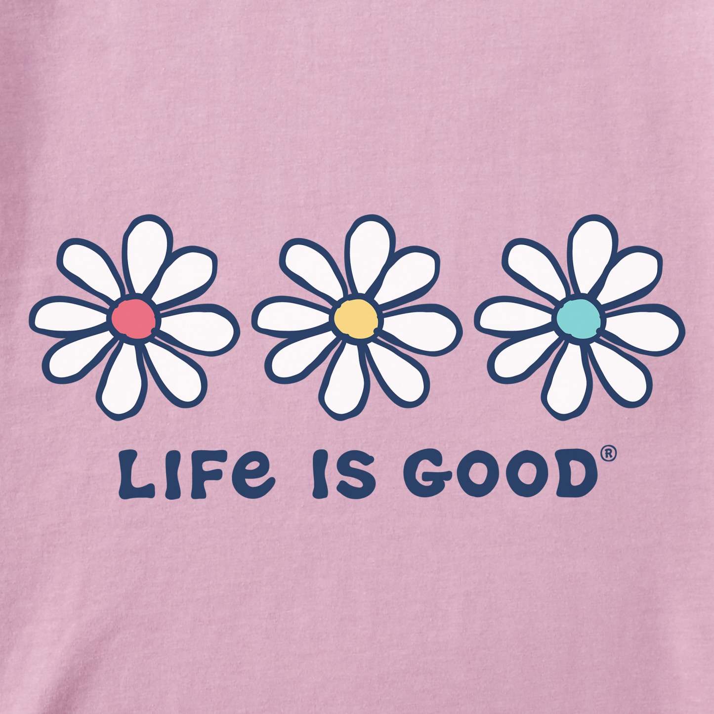Women's 3 Daisies Short Sleeve Crusher Tee