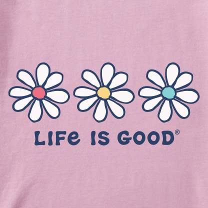 Women's 3 Daisies Short Sleeve Crusher Tee
