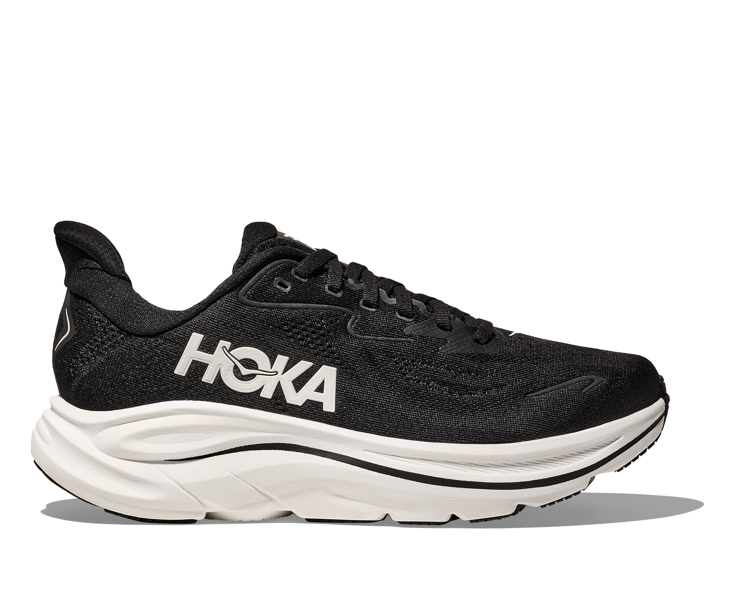 Clifton 10 Extra Wide Black White – Men’s