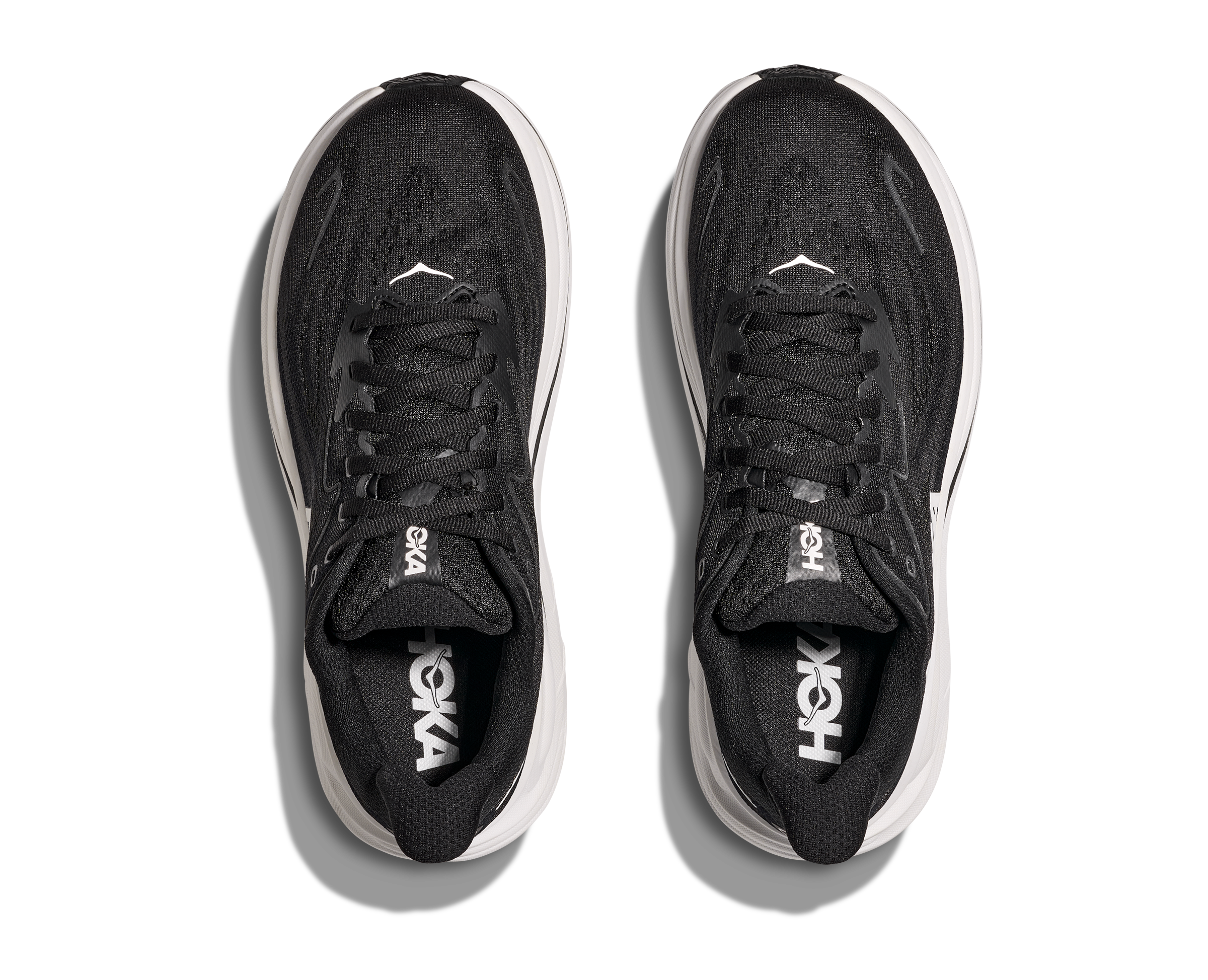 Clifton 10 Wide Black White – Men’s