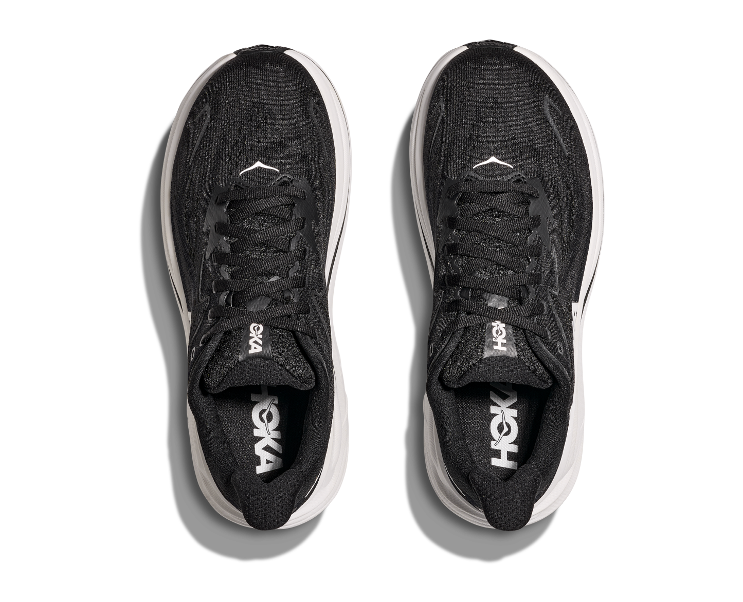 Clifton 10 Wide Black White – Men’s