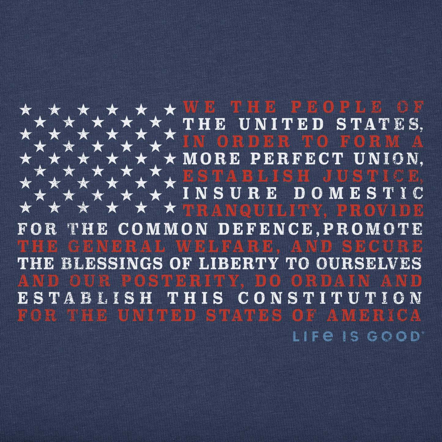 Men's Constitution Flag Short Sleeve Tee