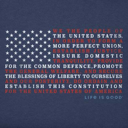 Men's Constitution Flag Short Sleeve Tee