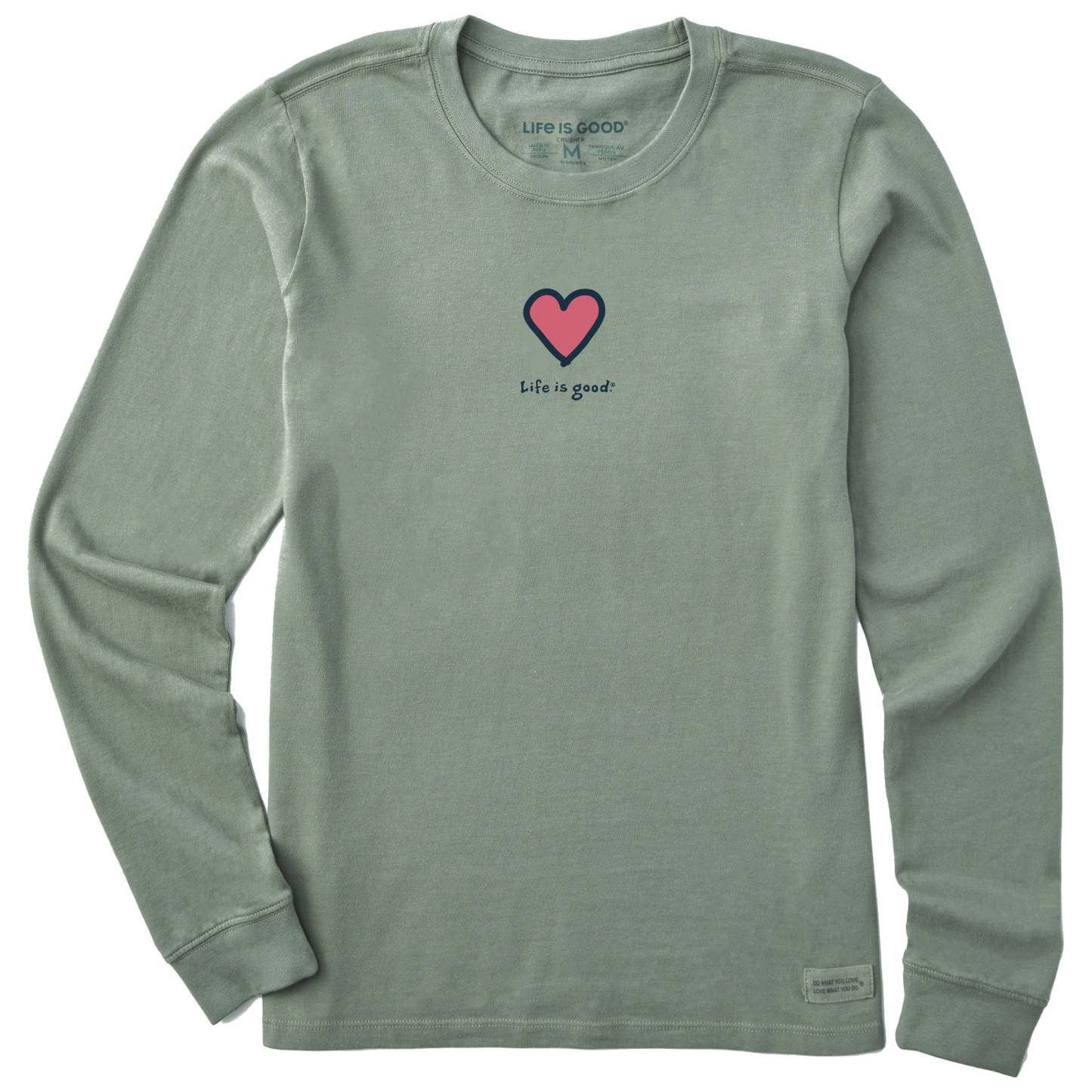 Women's Heart Long Sleeve Crusher Tee