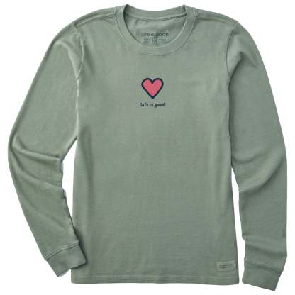 Women's Heart Long Sleeve Crusher Tee