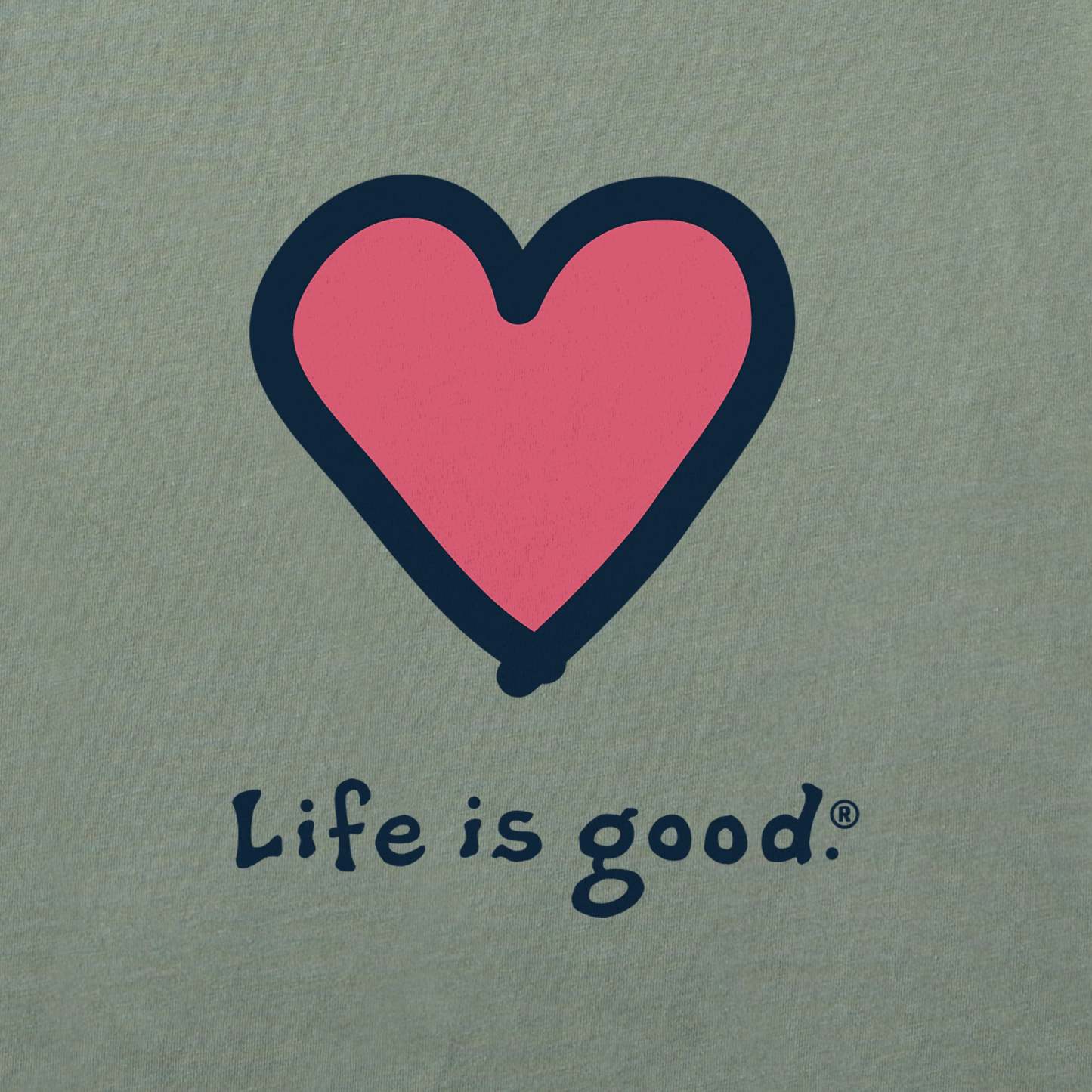 Women's Heart Long Sleeve Crusher Tee