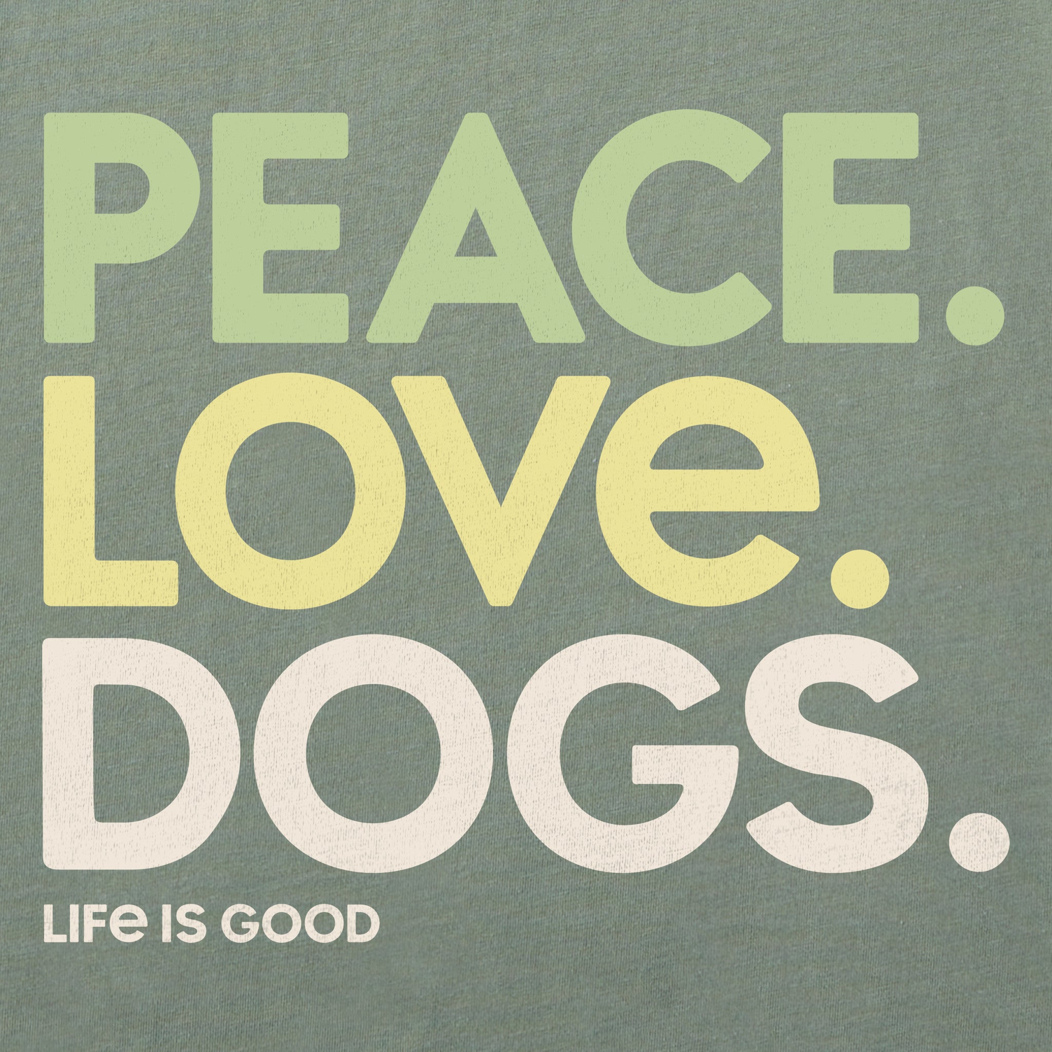 Women's Peace Love Dogs Short Sleeve Crusher Tee