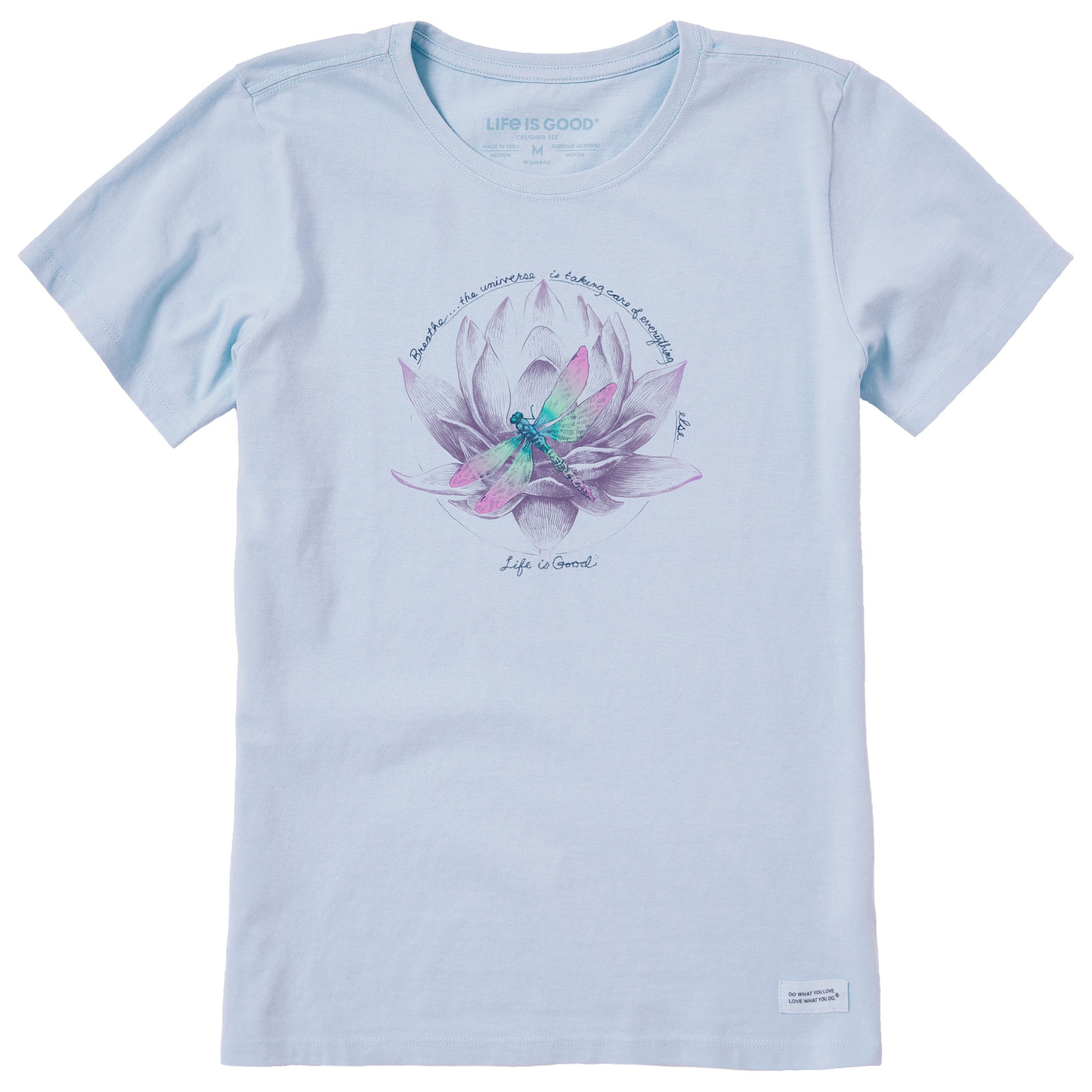 Women's Dragonfly Lotus Breathe Short Sleeve Tee
