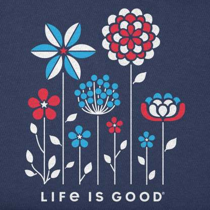 Women's Americana Flowers Crusher Tank