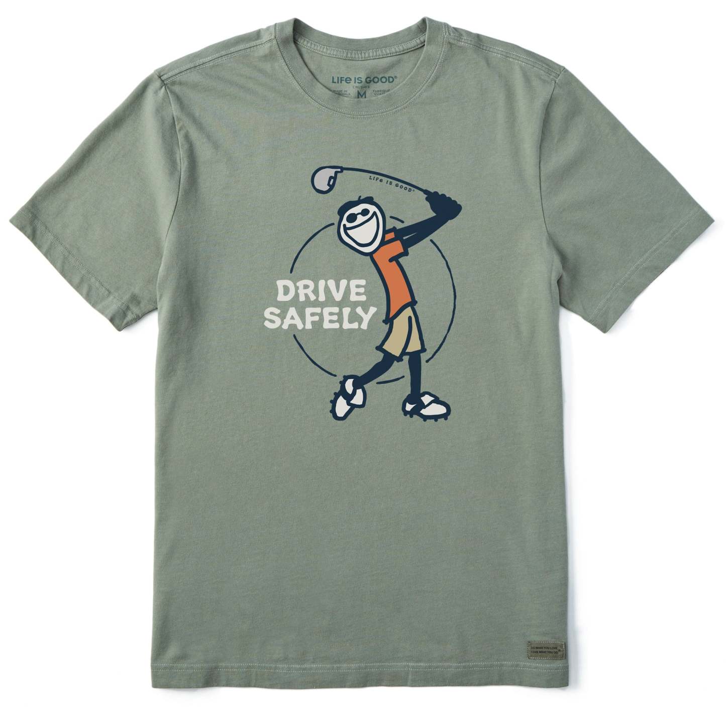 Men's Jake Golf Drive Safely Short Sleeve Crusher-LITE Tee