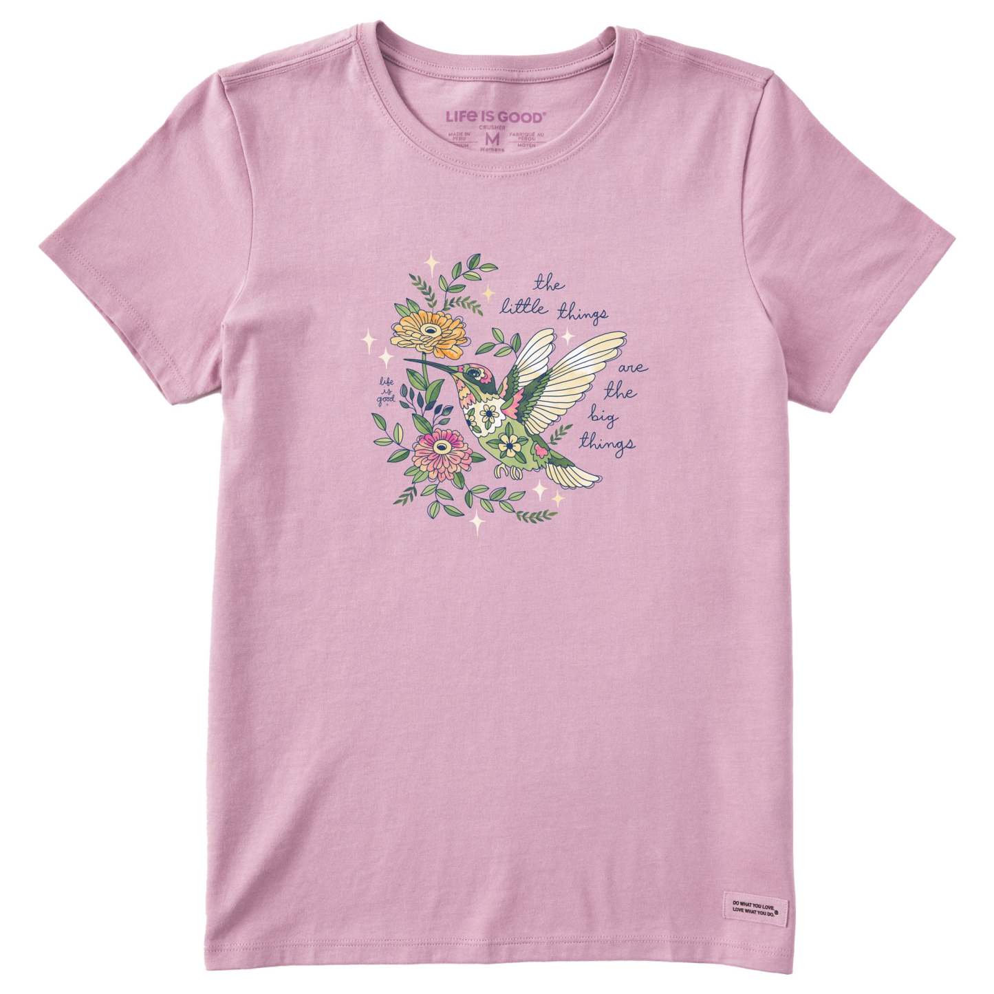 Women's Little Thing Hummingbird Short Sleeve Crusher Tee
