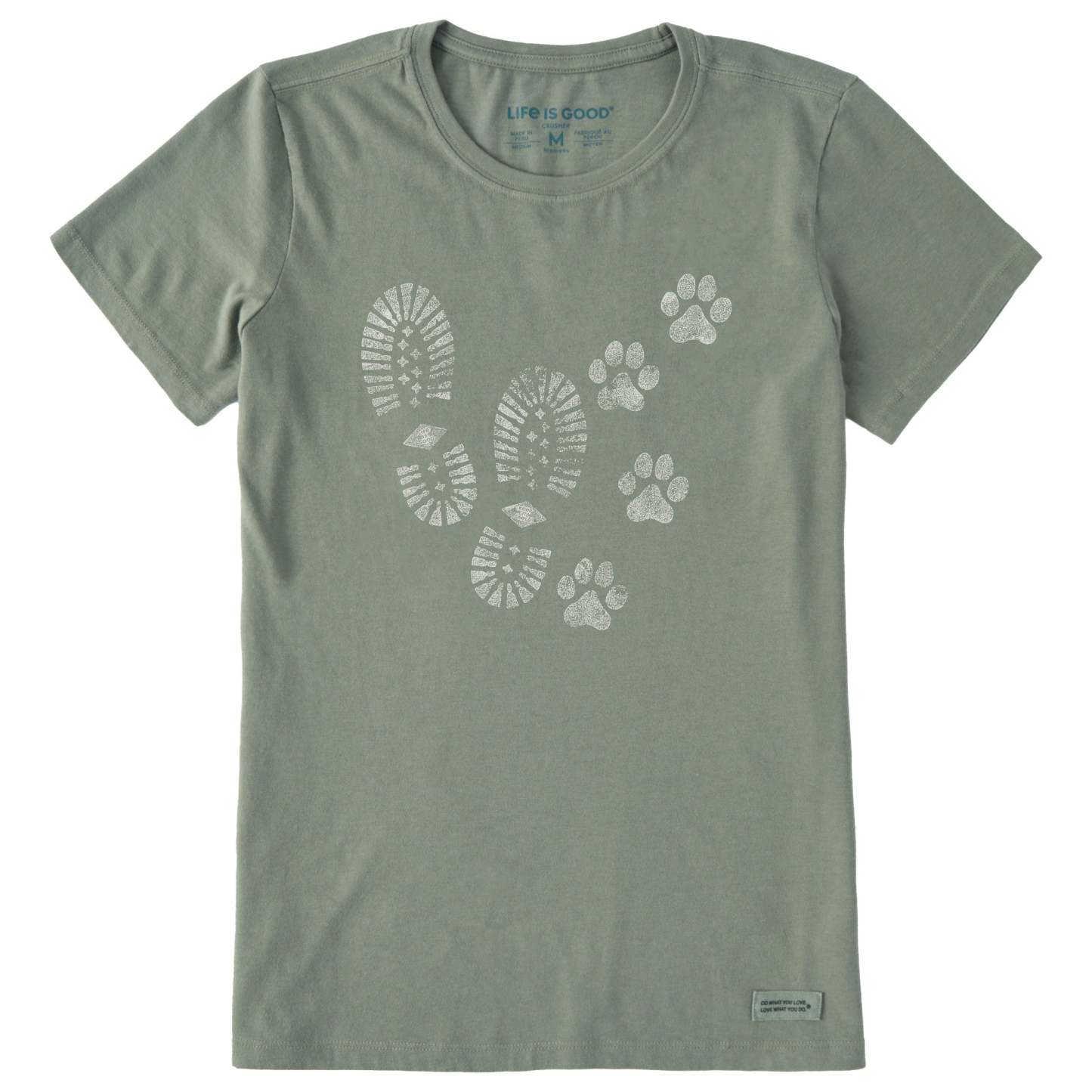 Women's Trails & Tails Short Sleeve Crusher Tee