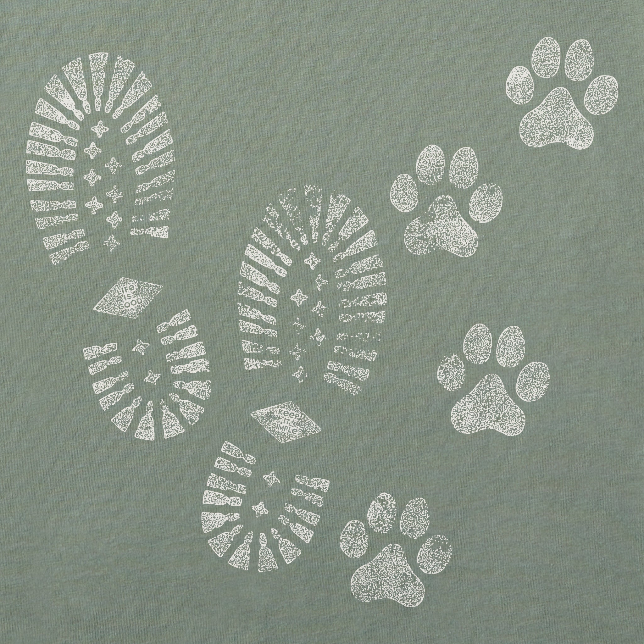 Women's Trails & Tails Short Sleeve Crusher Tee