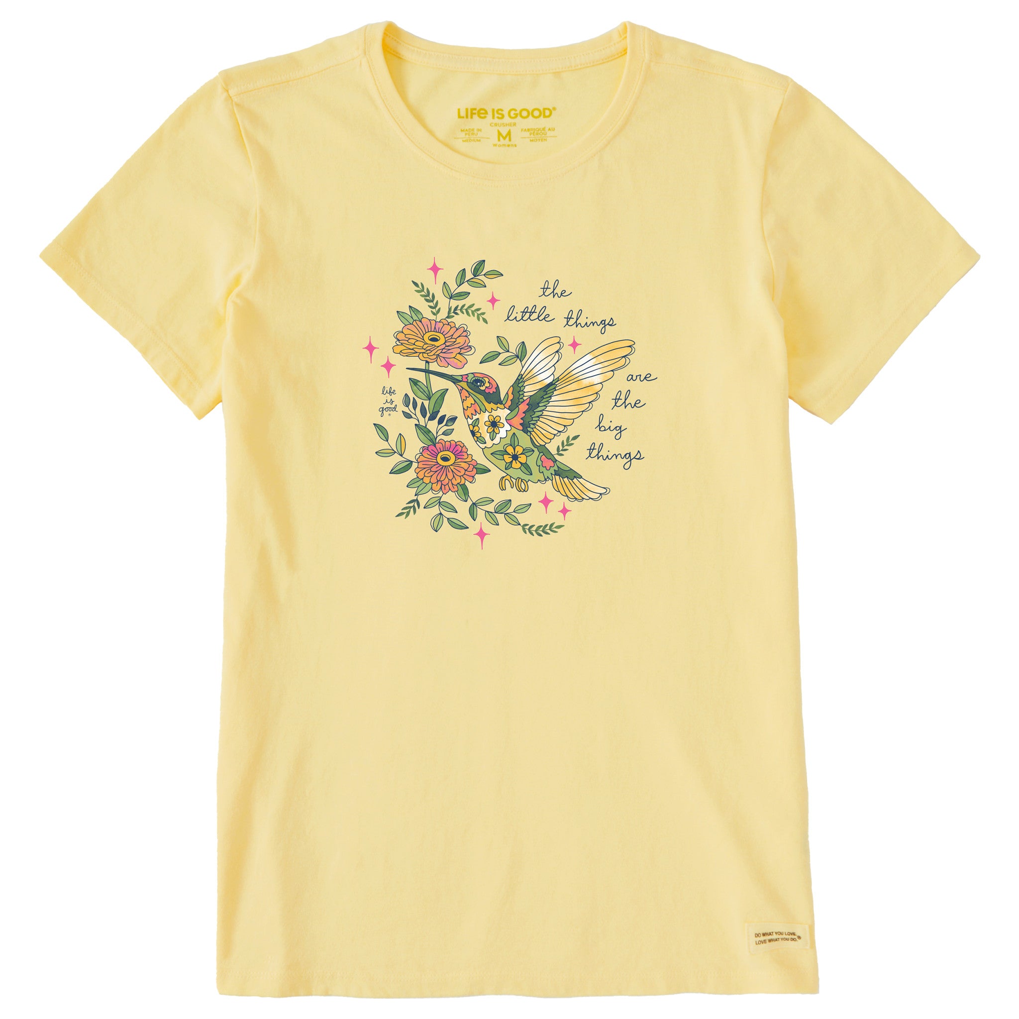 Women's Little Thing Hummingbird Short Sleeve Crusher Tee
