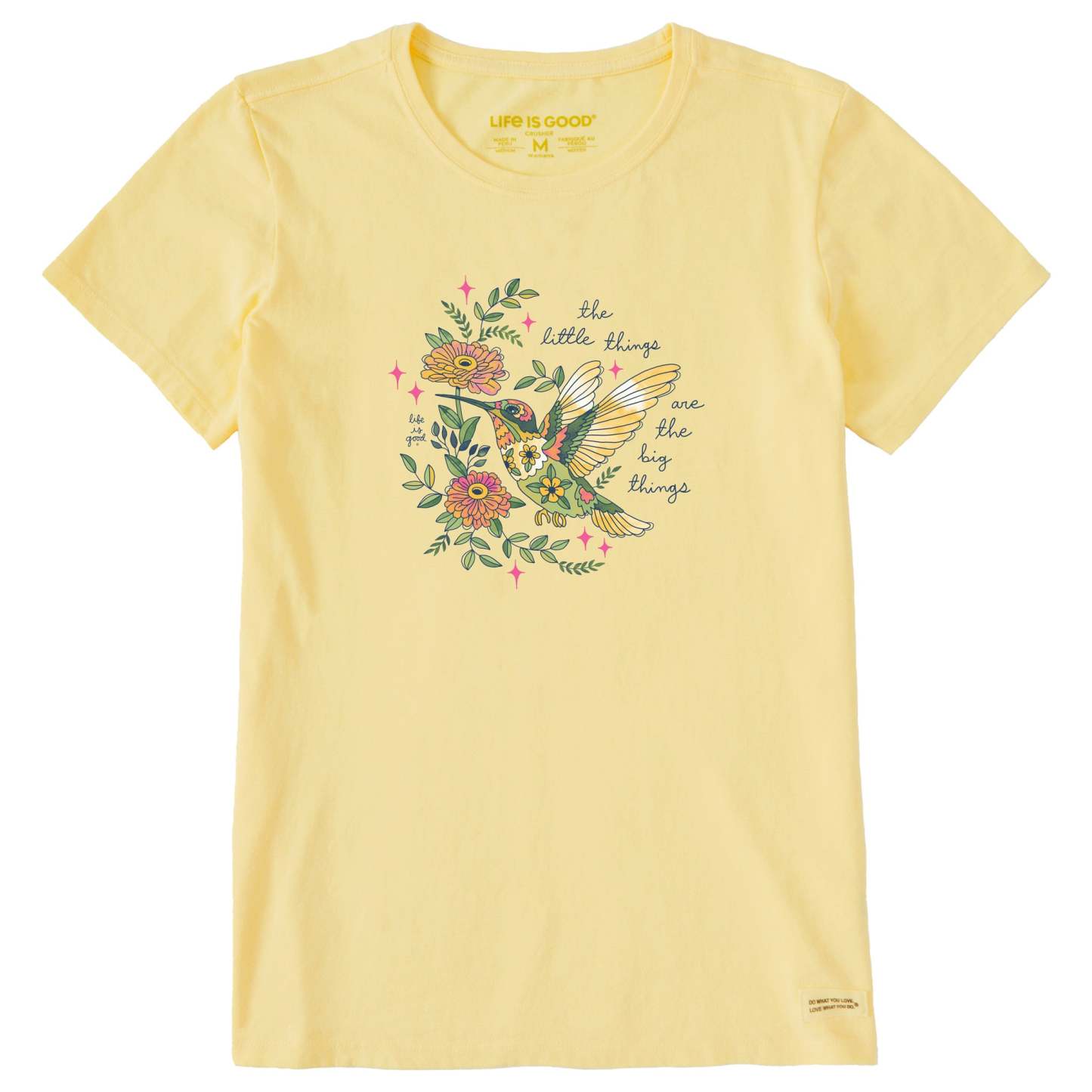 Women's Little Thing Hummingbird Short Sleeve Crusher Tee