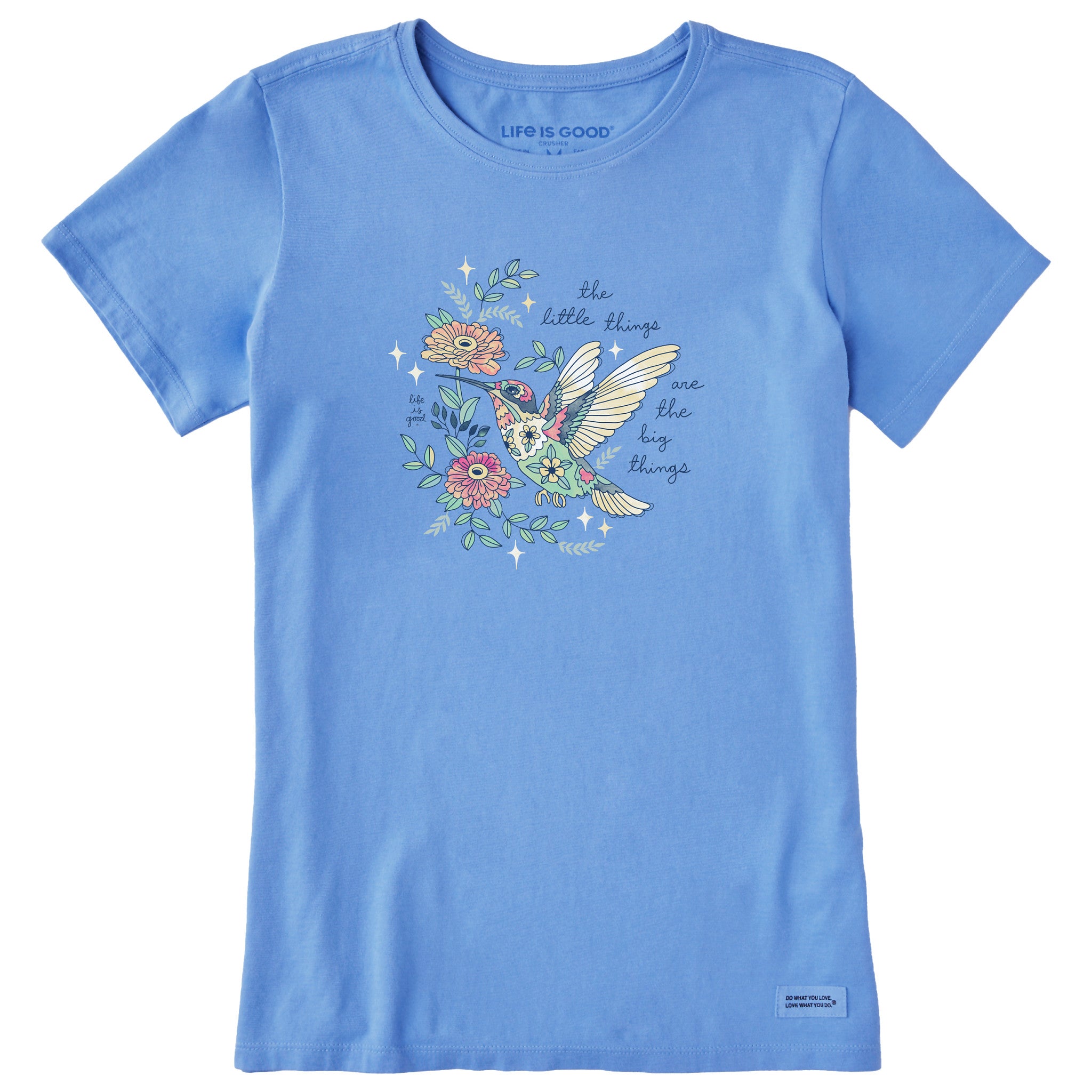 Women's Little Thing Hummingbird Short Sleeve Crusher Tee