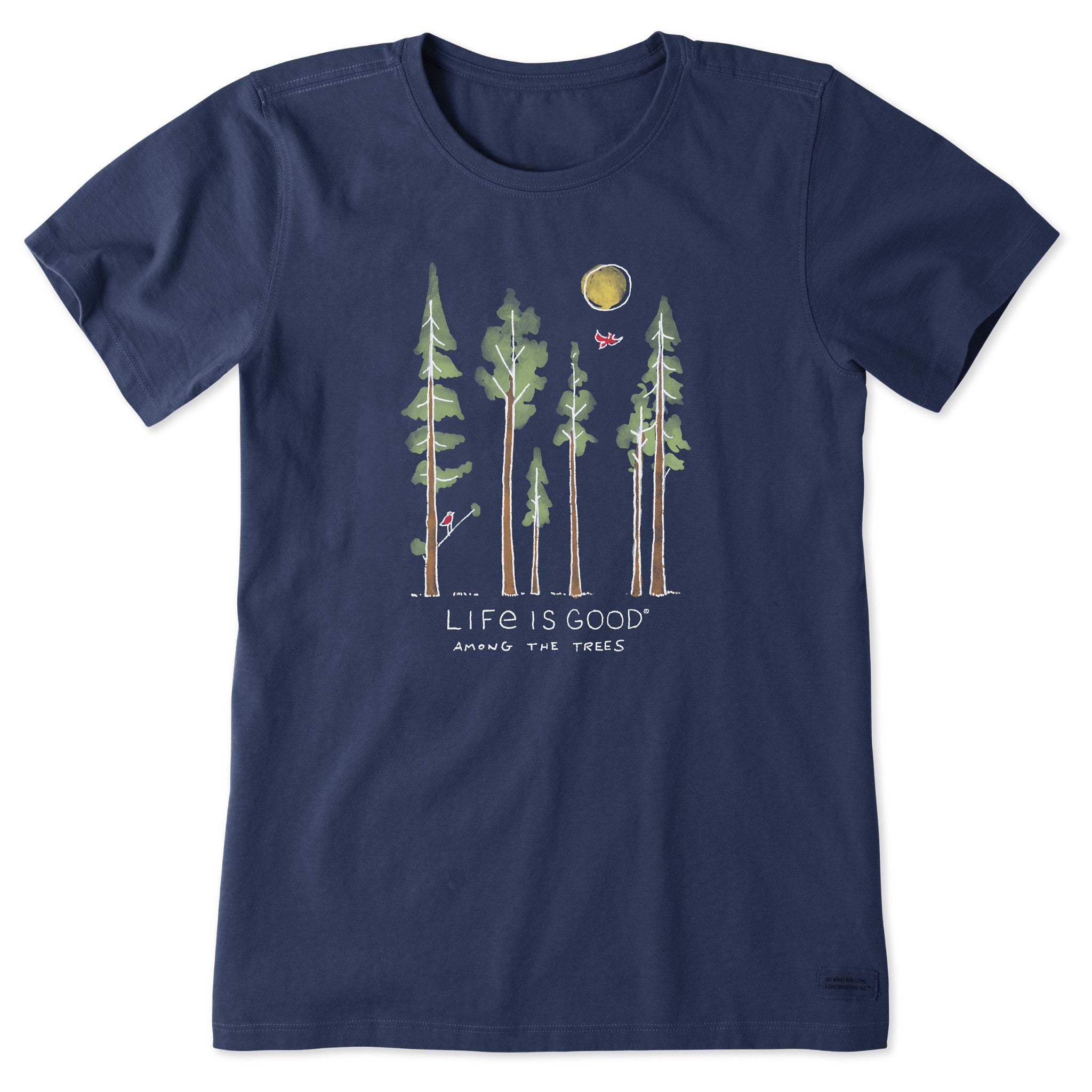 Women's Life is Good Among the Trees Short Sleeve Tee