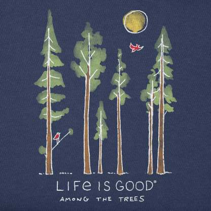 Women's Life is Good Among the Trees Short Sleeve Tee