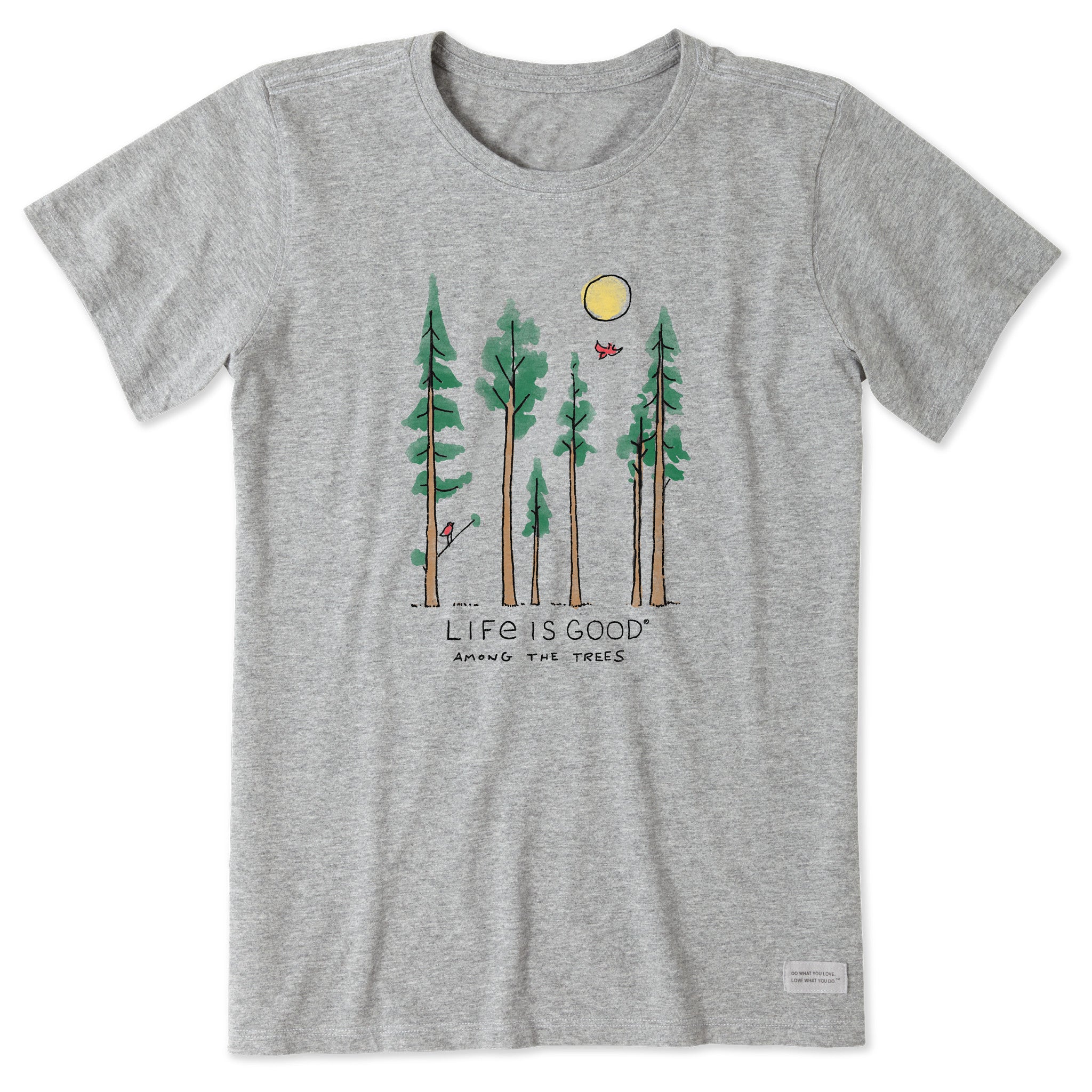Women's Life is Good Among the Trees Short Sleeve Tee