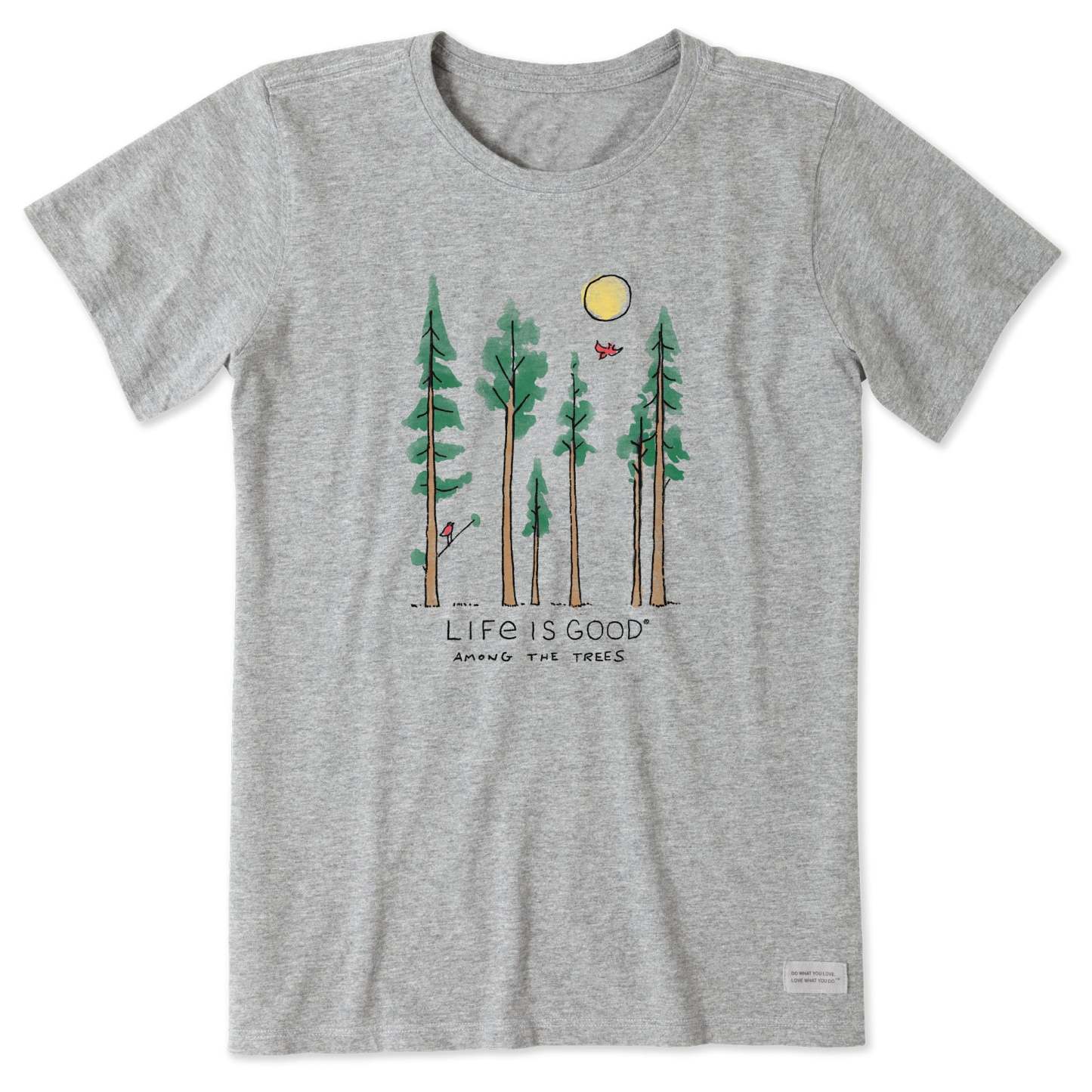 Women's Life is Good Among the Trees Short Sleeve Tee