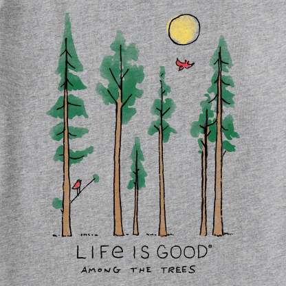 Women's Life is Good Among the Trees Short Sleeve Tee