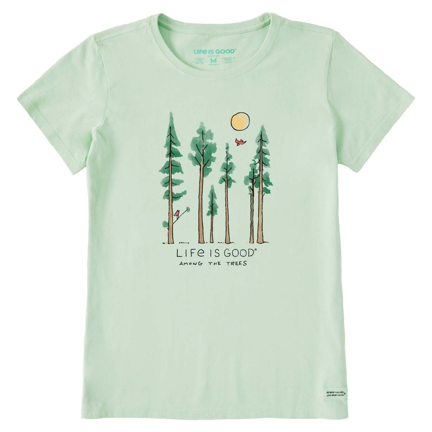Women's Life is Good Among the Trees Short Sleeve Tee