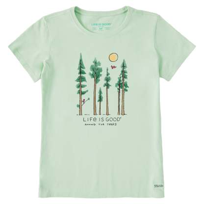 Women's Life is Good Among the Trees Short Sleeve Tee