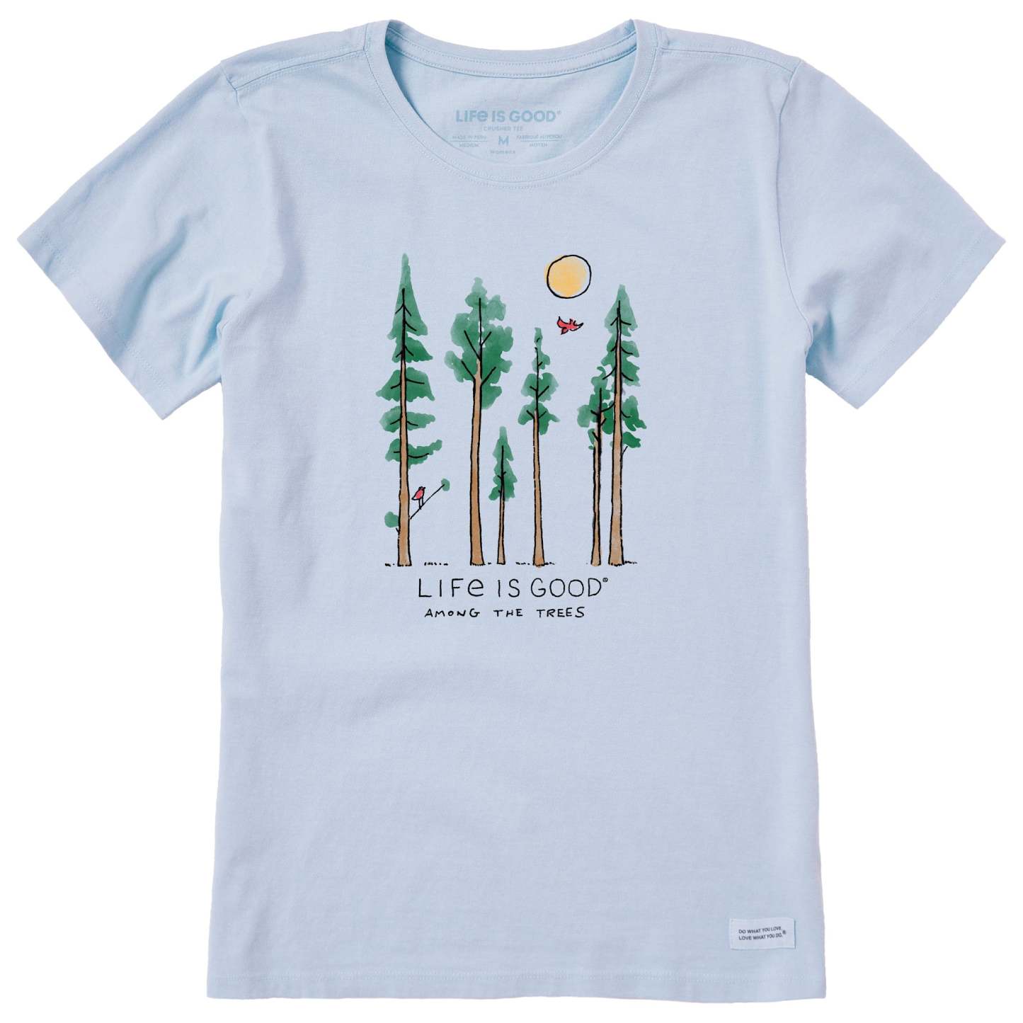 Women's Life is Good Among the Trees Short Sleeve Tee