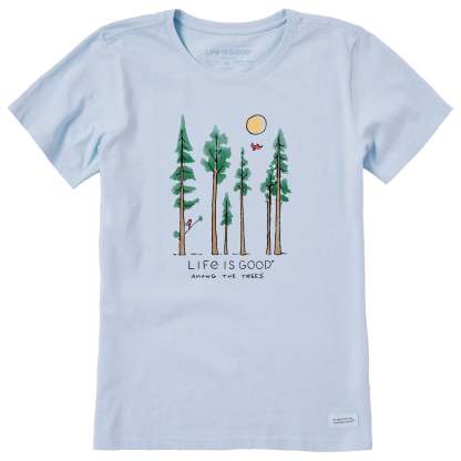 Women's Life is Good Among the Trees Short Sleeve Tee