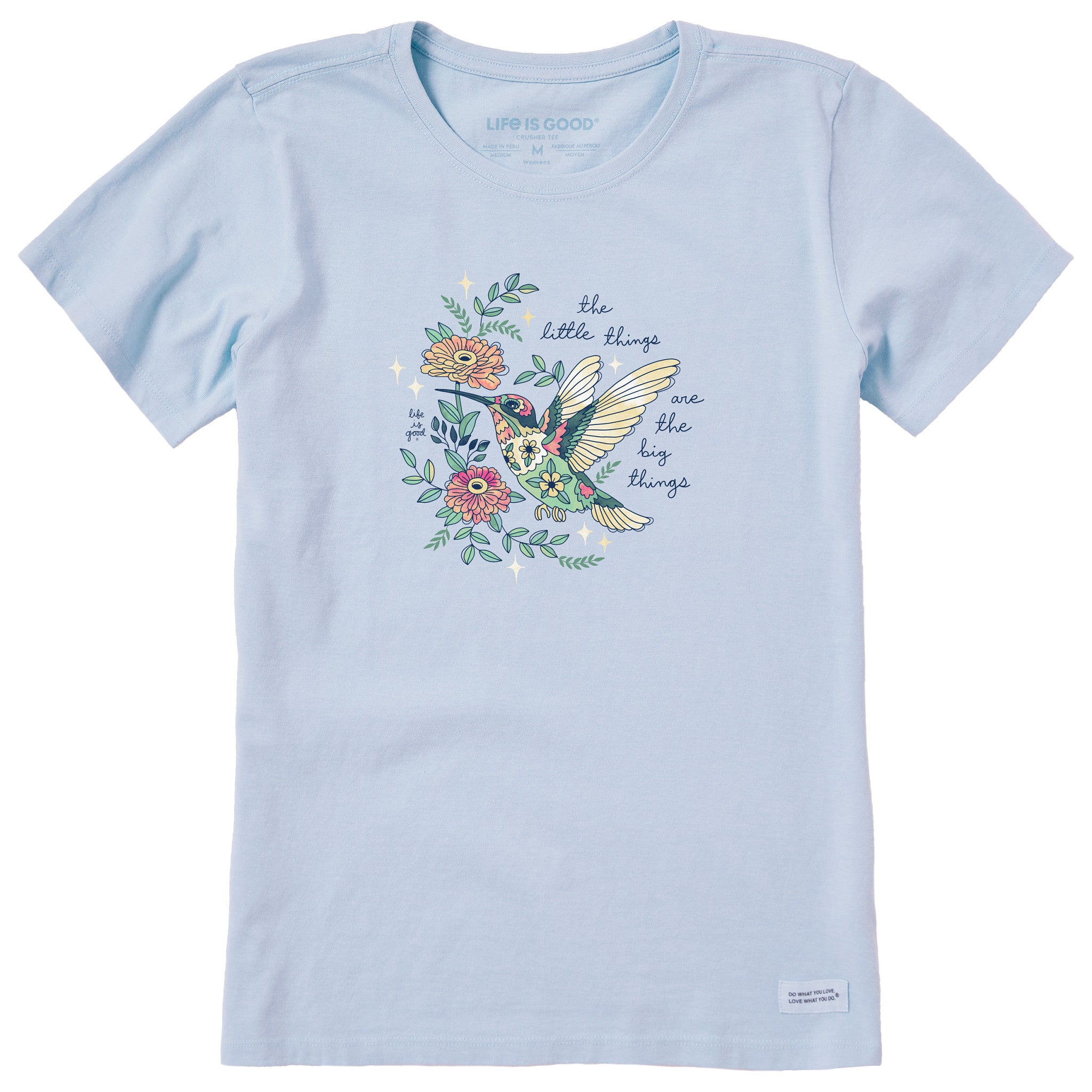 Women's Little Thing Hummingbird Short Sleeve Crusher Tee