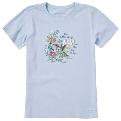 Women's Little Thing Hummingbird Short Sleeve Crusher Tee