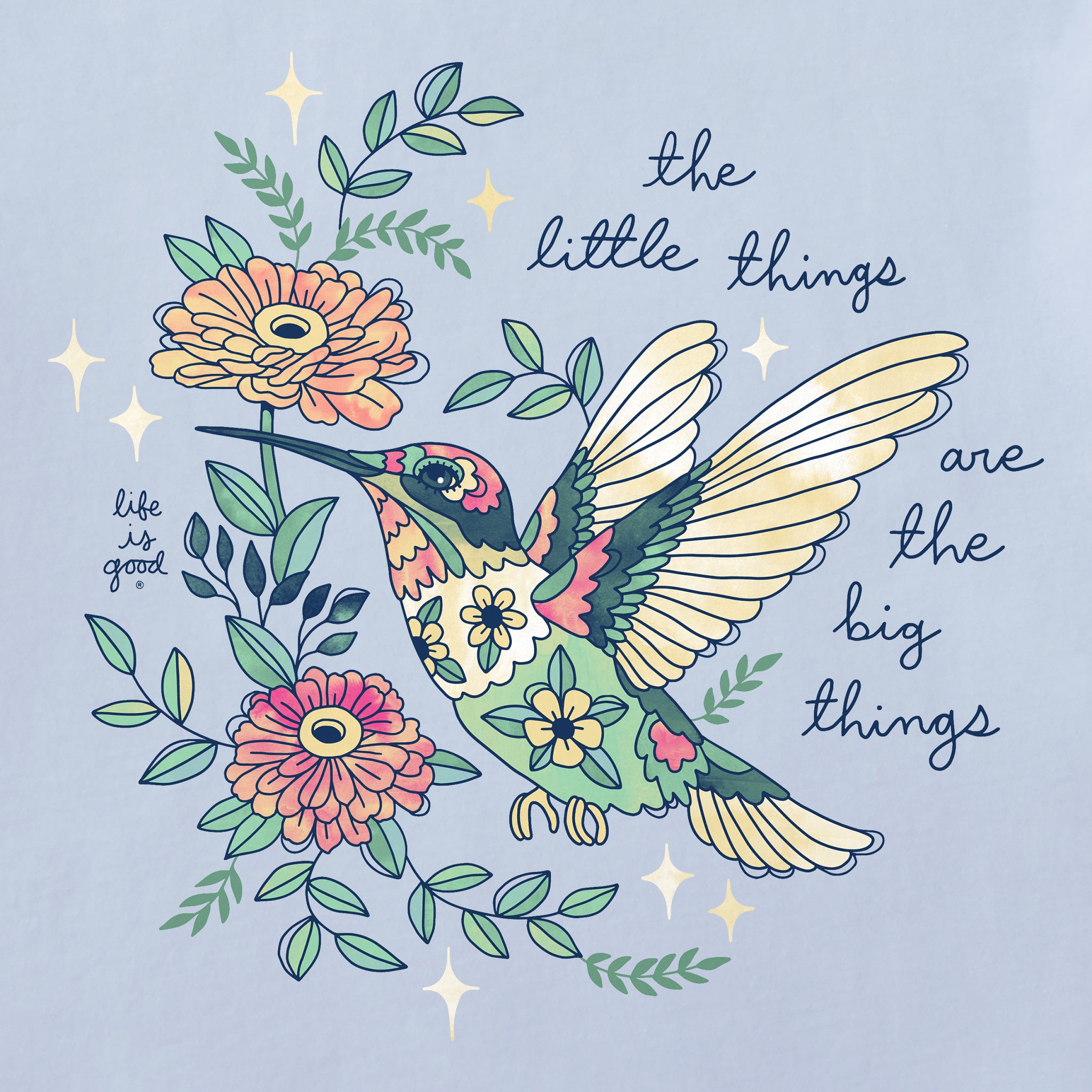 Women's Little Thing Hummingbird Short Sleeve Crusher Tee