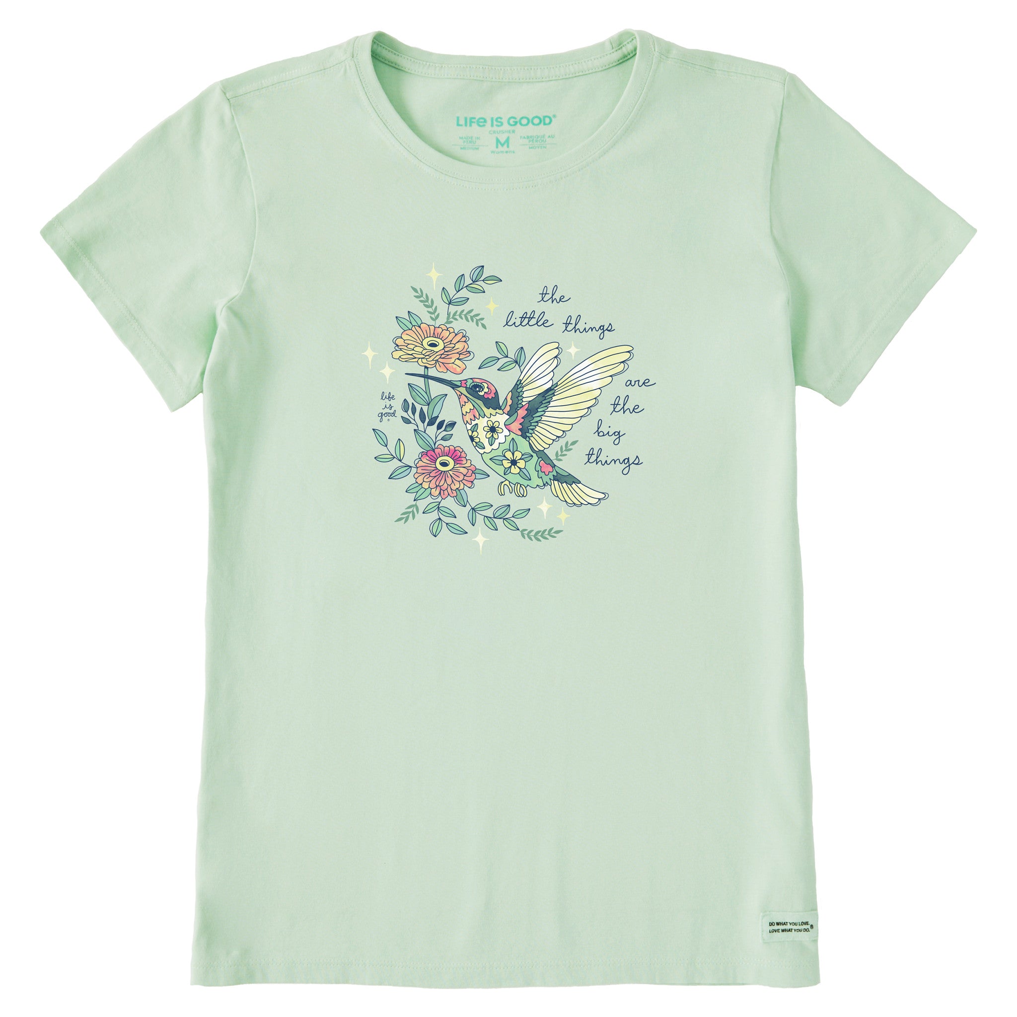 Women's Little Thing Hummingbird Short Sleeve Crusher Tee