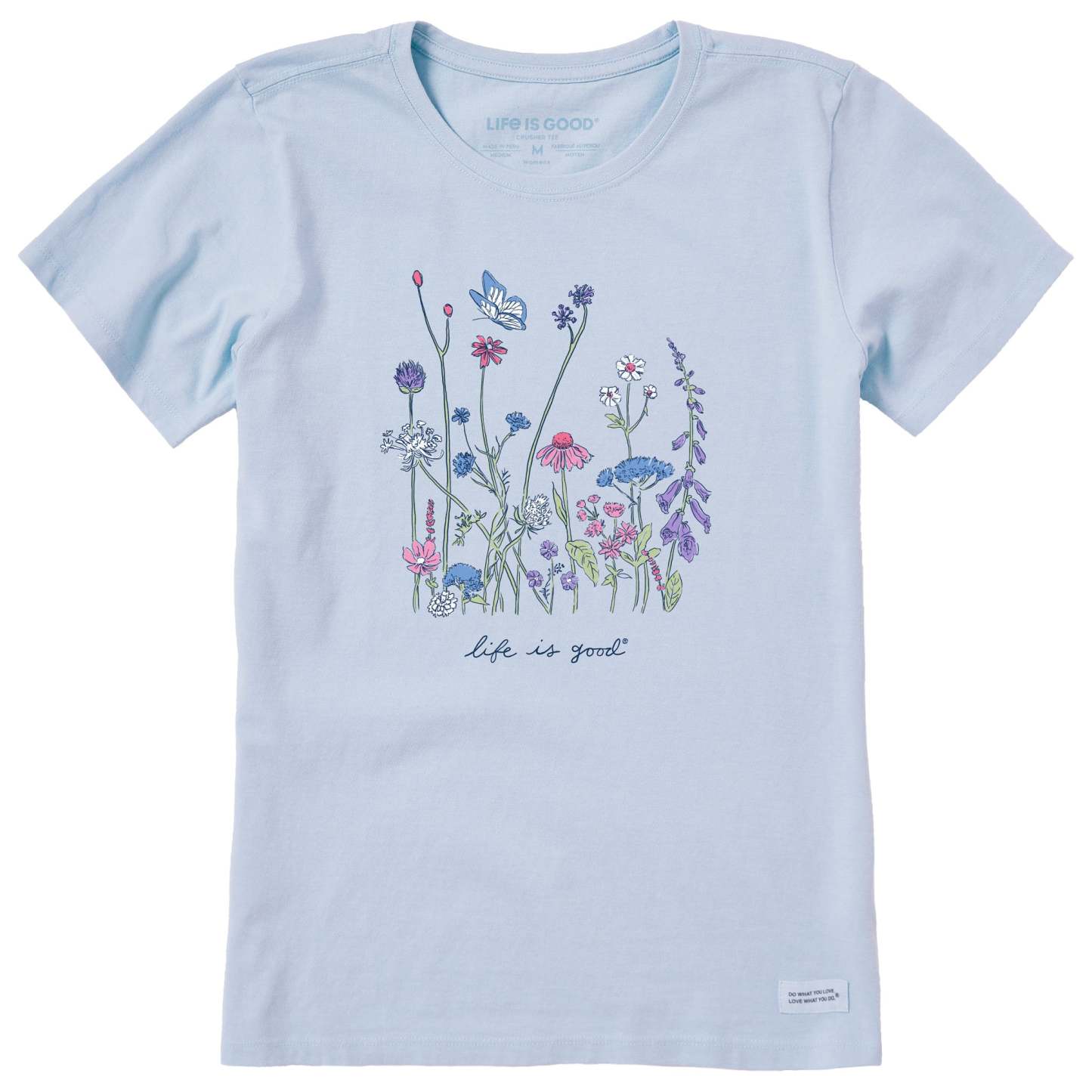 Women's Realaxed Wildflowers Short Sleeve Tee