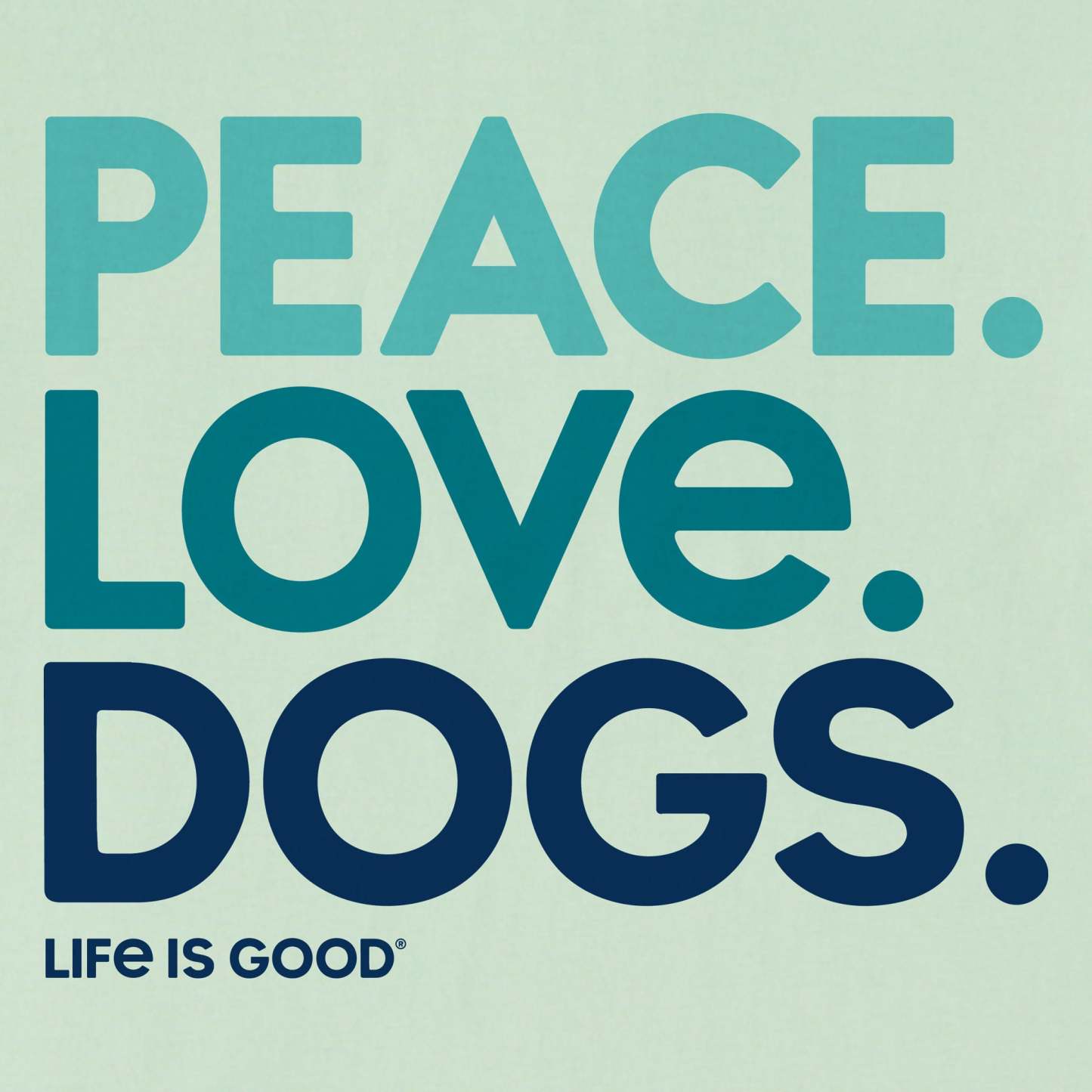 Women's Peace Love Dogs Short Sleeve Crusher Tee