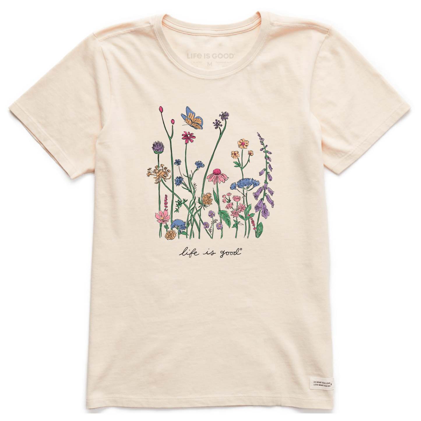 Women's Realaxed Wildflowers Short Sleeve Tee